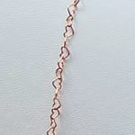 14k rose gold-filled permanent jewelry chain